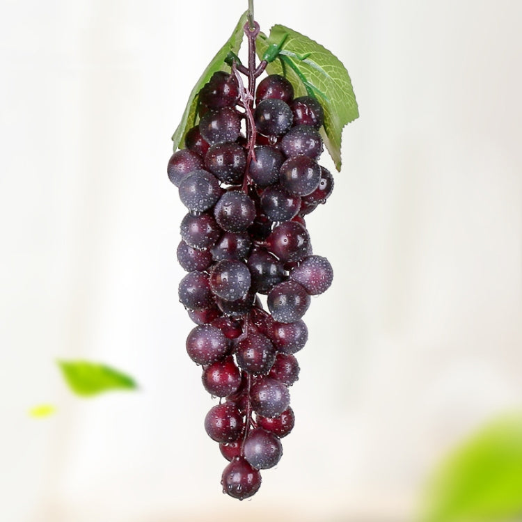 Simulation Fruit Simulation Grapes PVC with Cream Grape Shoot Props, 4 Bunches 36 Black Grapes, 4 Bunches 36 Green Grapes, 4 Bunches 36 Red Grapes, 4 Bunches 36 Grain Agate Grapes, 4 Bunches 36 Purple Grapes, 4 Bunches 60 Black Grapes...