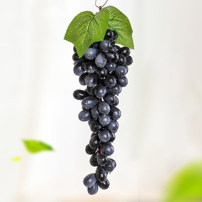 Simulation Fruit Simulation Grapes PVC with Cream Grape Shoot Props, 4 Bunches 36 Black Grapes, 4 Bunches 36 Green Grapes, 4 Bunches 36 Red Grapes, 4 Bunches 36 Grain Agate Grapes, 4 Bunches 36 Purple Grapes, 4 Bunches 60 Black Grapes...