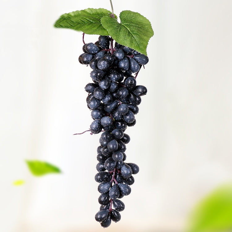 Simulation Fruit Simulation Grapes PVC with Cream Grape Shoot Props, 4 Bunches 36 Black Grapes, 4 Bunches 36 Green Grapes, 4 Bunches 36 Red Grapes, 4 Bunches 36 Grain Agate Grapes, 4 Bunches 36 Purple Grapes, 4 Bunches 60 Black Grapes...
