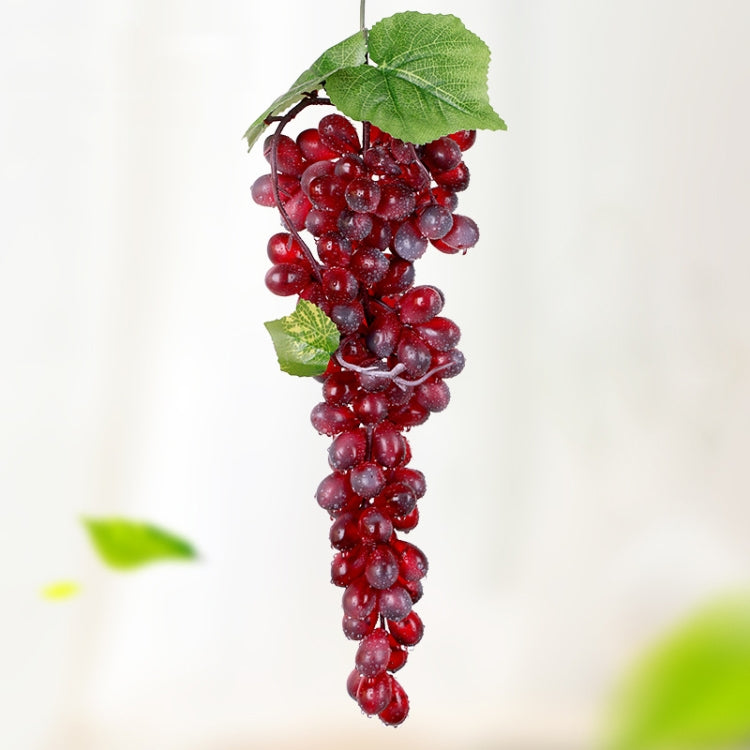 Simulation Fruit Simulation Grapes PVC with Cream Grape Shoot Props, 4 Bunches 36 Black Grapes, 4 Bunches 36 Green Grapes, 4 Bunches 36 Red Grapes, 4 Bunches 36 Grain Agate Grapes, 4 Bunches 36 Purple Grapes, 4 Bunches 60 Black Grapes...