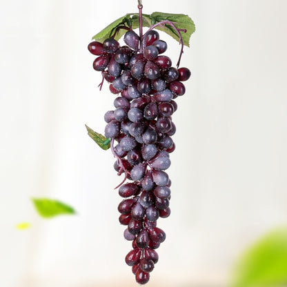 Simulation Fruit Simulation Grapes PVC with Cream Grape Shoot Props, 4 Bunches 36 Black Grapes, 4 Bunches 36 Green Grapes, 4 Bunches 36 Red Grapes, 4 Bunches 36 Grain Agate Grapes, 4 Bunches 36 Purple Grapes, 4 Bunches 60 Black Grapes...