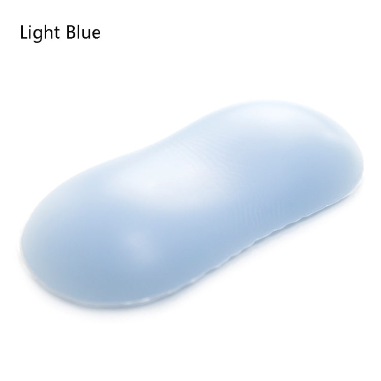 Creative Wristband Cute Silicone Hand Pillow Crystal Wrist Mouse Holder, Light Blue
