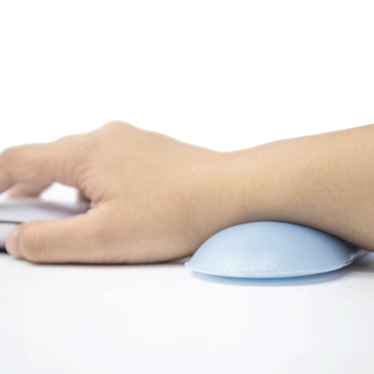 Creative Wristband Cute Silicone Hand Pillow Crystal Wrist Mouse Holder, Light Blue