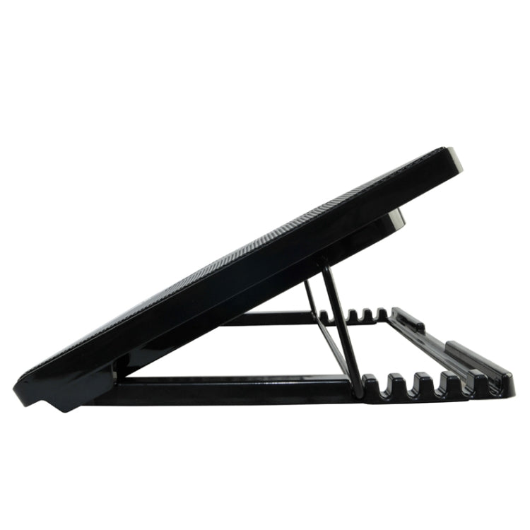 NUOXI S500 Double Switch Control Laptop Radiator Five-Fan Multi-Angle Adjustment Computer Base without Speed Regulation