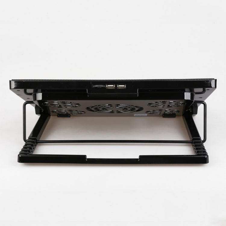 NUOXI S500 Double Switch Control Laptop Radiator Five-Fan Multi-Angle Adjustment Computer Base without Speed Regulation