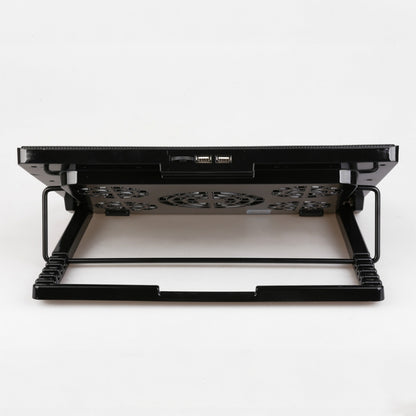 NUOXI S500 Double Switch Control Laptop Radiator Five-Fan Multi-Angle Adjustment Computer Base without Speed Regulation