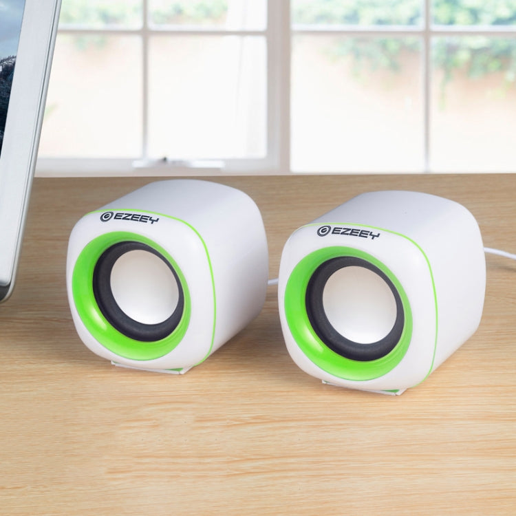YEEZE A1 Multimedia USB2.0 Desktop Speaker Mini Computer Notebook Speaker, White Blue, White Green, White Purple, White Orange, Black Blue, Black Green, Black Purple, Black Prange, Electroplated Black Gold, Electroplated White, Electroplated Black...