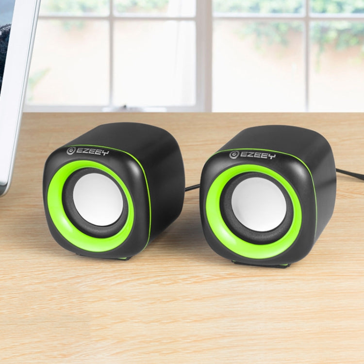 YEEZE A1 Multimedia USB2.0 Desktop Speaker Mini Computer Notebook Speaker, White Blue, White Green, White Purple, White Orange, Black Blue, Black Green, Black Purple, Black Prange, Electroplated Black Gold, Electroplated White, Electroplated Black...