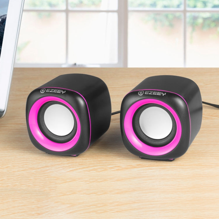 YEEZE A1 Multimedia USB2.0 Desktop Speaker Mini Computer Notebook Speaker, White Blue, White Green, White Purple, White Orange, Black Blue, Black Green, Black Purple, Black Prange, Electroplated Black Gold, Electroplated White, Electroplated Black...