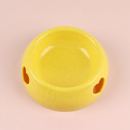 Dog Bowls Plastic Love Single Bowl Pet Bowl Cat Food Bowl, Small, Large