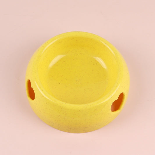 Dog Bowls Plastic Love Single Bowl Pet Bowl Cat Food Bowl, Small, Large