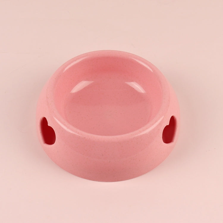 Dog Bowls Plastic Love Single Bowl Pet Bowl Cat Food Bowl, Small, Large
