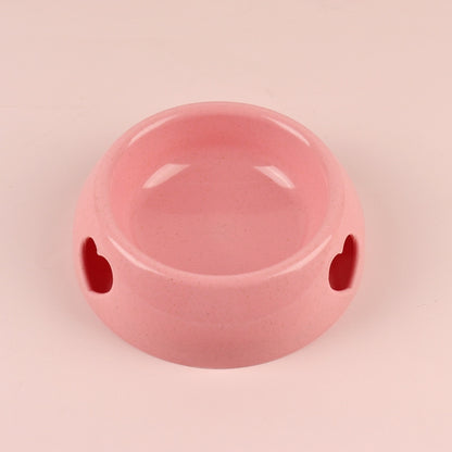Dog Bowls Plastic Love Single Bowl Pet Bowl Cat Food Bowl, Small, Large