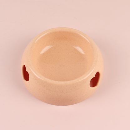Dog Bowls Plastic Love Single Bowl Pet Bowl Cat Food Bowl, Small, Large