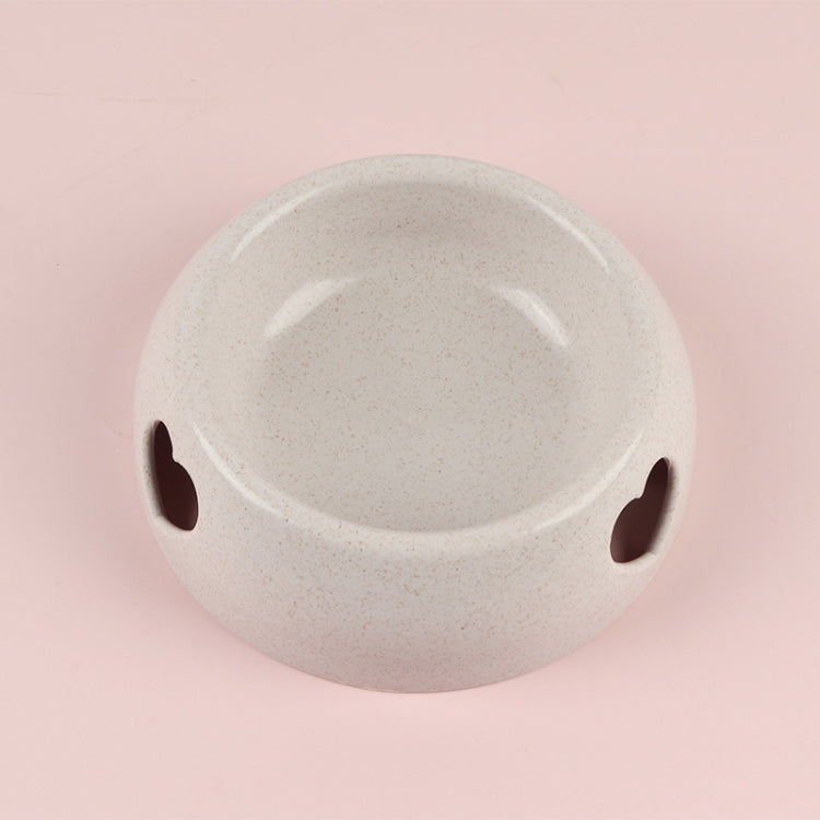 Dog Bowls Plastic Love Single Bowl Pet Bowl Cat Food Bowl, Small, Large