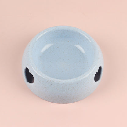 Dog Bowls Plastic Love Single Bowl Pet Bowl Cat Food Bowl, Small, Large