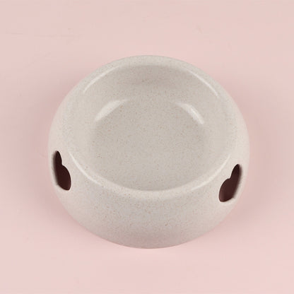 Dog Bowls Plastic Love Single Bowl Pet Bowl Cat Food Bowl, Small, Large