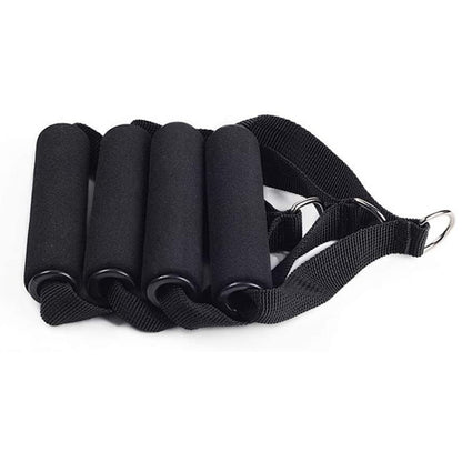 2 PCS Yoga Fitness Pull Belt Handle Gymnastics Hammock Handle, 2 PCS Hammock Handle(Black)