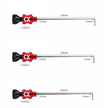 CX Decoupling Device Stainless Steel Needle Crucian Fish Platform Fishing Guard, 2.5mm Red, 3.0mm Red, 4.0mm Red, 2.5mm Gray, 3.0mm Gray, 4.0mm Gray, 2.5mm Black, 3.0mm Black, 4.0mm Black