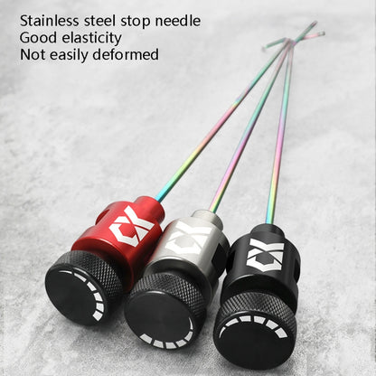 CX Decoupling Device Stainless Steel Needle Crucian Fish Platform Fishing Guard, 2.5mm Red, 3.0mm Red, 4.0mm Red, 2.5mm Gray, 3.0mm Gray, 4.0mm Gray, 2.5mm Black, 3.0mm Black, 4.0mm Black