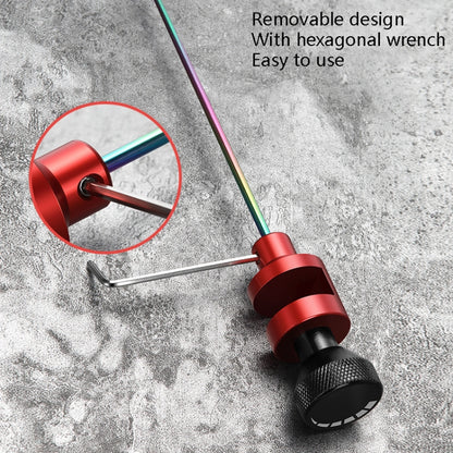 CX Decoupling Device Stainless Steel Needle Crucian Fish Platform Fishing Guard, 2.5mm Red, 3.0mm Red, 4.0mm Red, 2.5mm Gray, 3.0mm Gray, 4.0mm Gray, 2.5mm Black, 3.0mm Black, 4.0mm Black