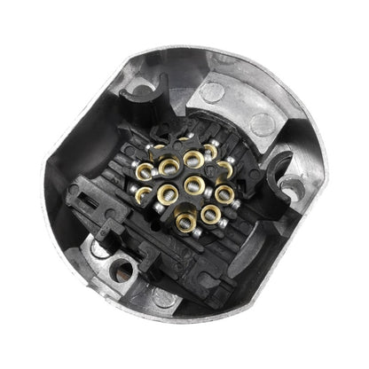 VS1131E 13P 12V Aluminum Alloy Trailer Plug Socket EU Plug, VS1131E