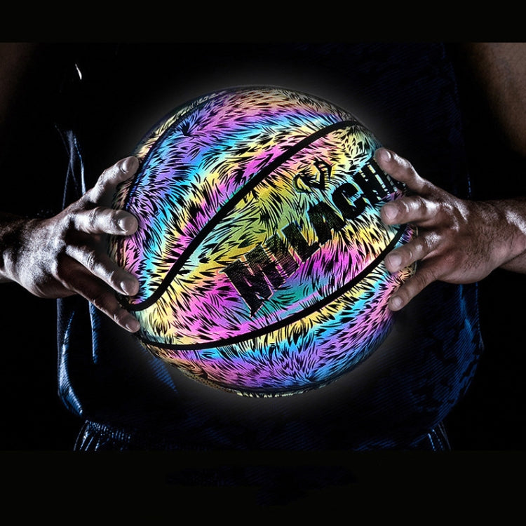MILACHIC Number 7 Sports Cool Night Light Reflective Basketball, Fragment 6732, Purse 6733