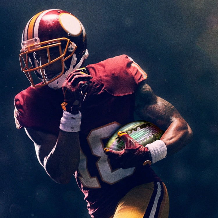 MILACHIC Fluorescent Reflective PU Material American Football, Number 3, Number 6, Number 9