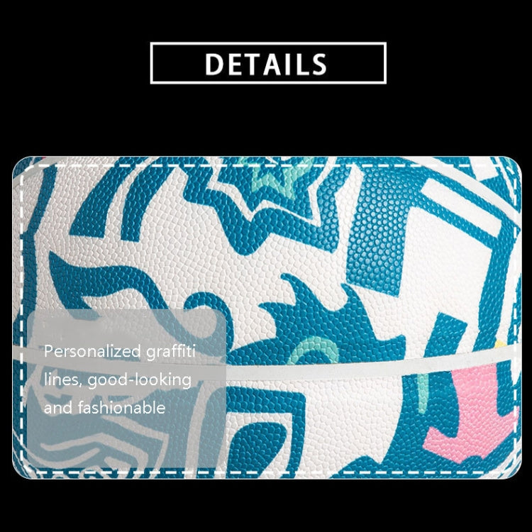 MILACHIC Number 7 Standard Ball Printed Non-Slip Wear-Resistant Outdoor Basketball