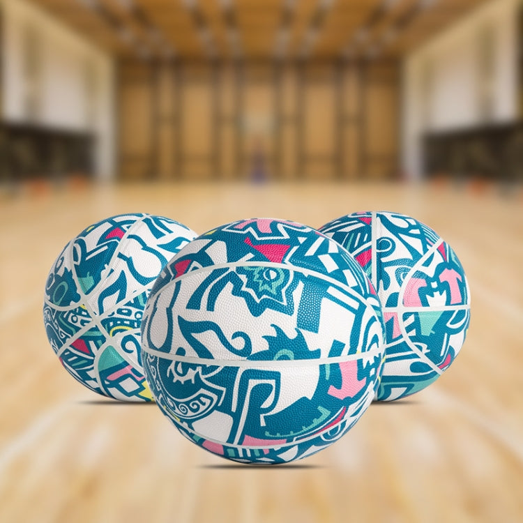 MILACHIC Number 7 Standard Ball Printed Non-Slip Wear-Resistant Outdoor Basketball