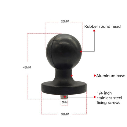 N-STAR NPHA-M Ball Motorcycle Camera Cloud Ball Head Bike Riding Video Ball Head, NPHA-M