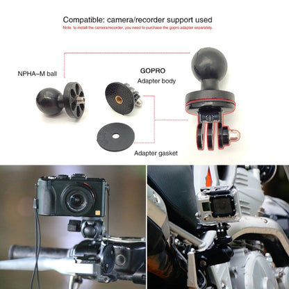 N-STAR NPHA-M Ball Motorcycle Camera Cloud Ball Head Bike Riding Video Ball Head, NPHA-M