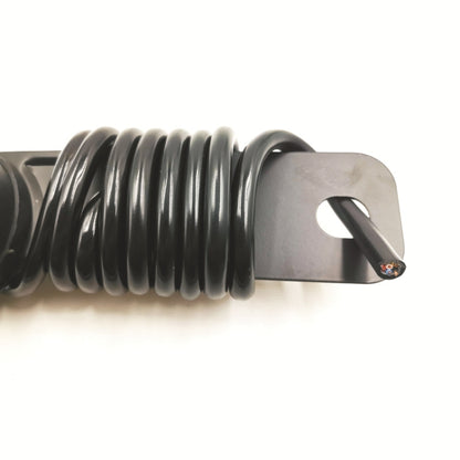 VS170E-RZ 7P Socket Long Iron Bracket Round Bottom Socket EU Plug, VS170E-RZ
