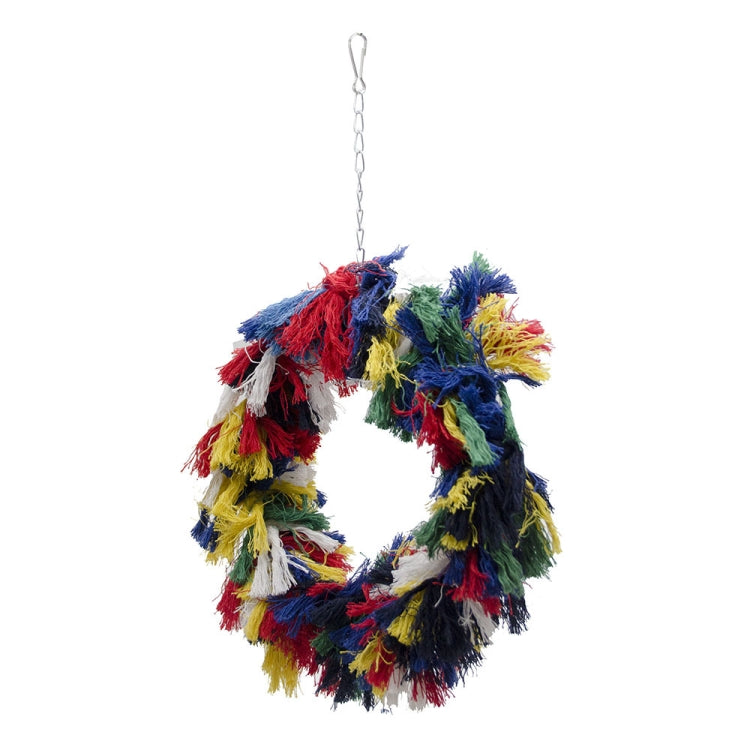 Bird Chew Toy Parrot Swing Cotton Rope Ring Swing Cotton Ring, 200g, 400g
