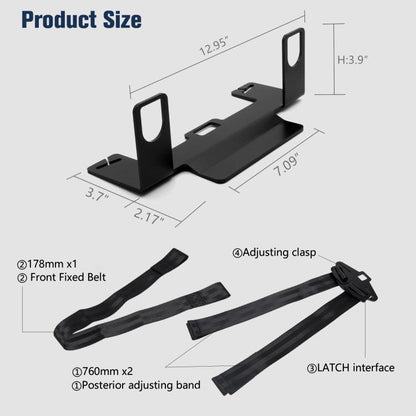 Universal ISOFIX Seat Bracket For SUVs/MPVs/Off-road Vehicles, ZL-2059-2