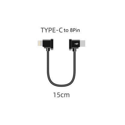 Sunnylife TY-X9304 Suitable For DJI Mavic Air 2S / DJI FPV Flight Glasses V2 / Mavic Mini2 / Osmo Pocket 2 Mobile Phone Tablet Cable, 15cm Type-C to 8 Pin Cable, 15cm Type-C to Micro USB  Cable, 15cm Type-C to Type-C Cable, 30cm Type-C to 8 Pin Cable...
