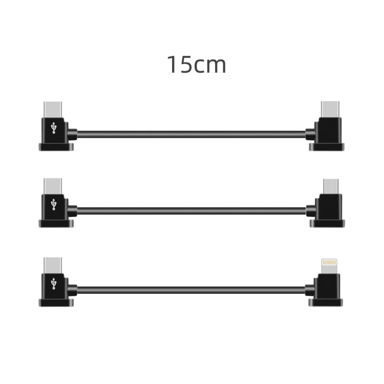 Sunnylife TY-X9304 Suitable For DJI Mavic Air 2S / DJI FPV Flight Glasses V2 / Mavic Mini2 / Osmo Pocket 2 Mobile Phone Tablet Cable, 15cm Type-C to 8 Pin Cable, 15cm Type-C to Micro USB  Cable, 15cm Type-C to Type-C Cable, 30cm Type-C to 8 Pin Cable...