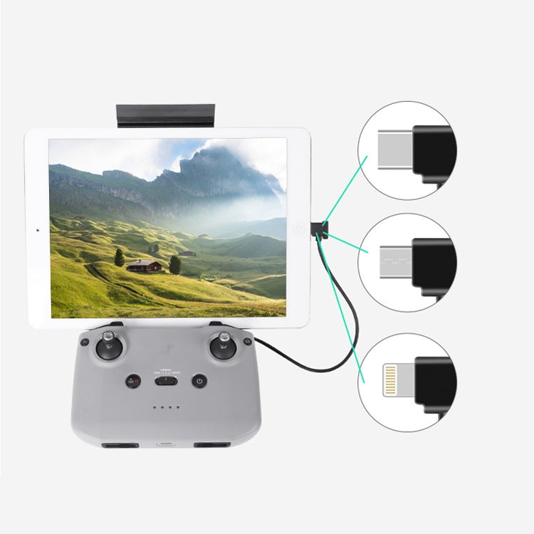 Sunnylife TY-X9304 Suitable For DJI Mavic Air 2S / DJI FPV Flight Glasses V2 / Mavic Mini2 / Osmo Pocket 2 Mobile Phone Tablet Cable, 15cm Type-C to 8 Pin Cable, 15cm Type-C to Micro USB  Cable, 15cm Type-C to Type-C Cable, 30cm Type-C to 8 Pin Cable...