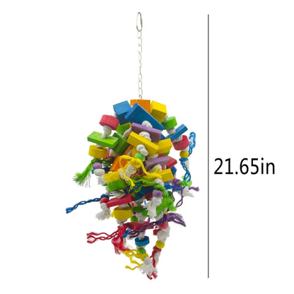 Medium Large Parrot Toy Bird Toy Cotton Rope Sword Hemp Rope Bite Toys, Cotton Rope Bird Toy