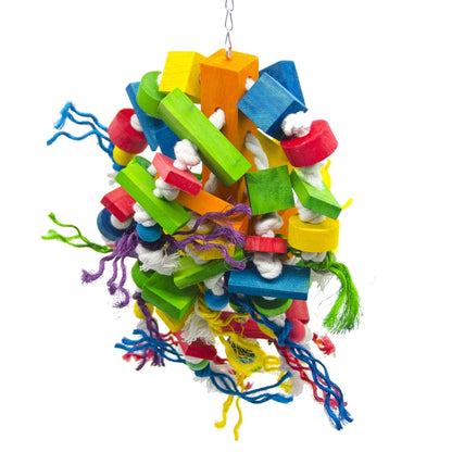 Medium Large Parrot Toy Bird Toy Cotton Rope Sword Hemp Rope Bite Toys, Cotton Rope Bird Toy