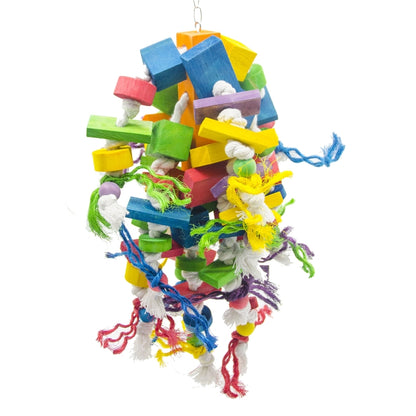 Medium Large Parrot Toy Bird Toy Cotton Rope Sword Hemp Rope Bite Toys, Cotton Rope Bird Toy