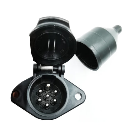 VS270E 24V 7P Socket Trailer Signal Transmission Connector EU Plug, VS270E