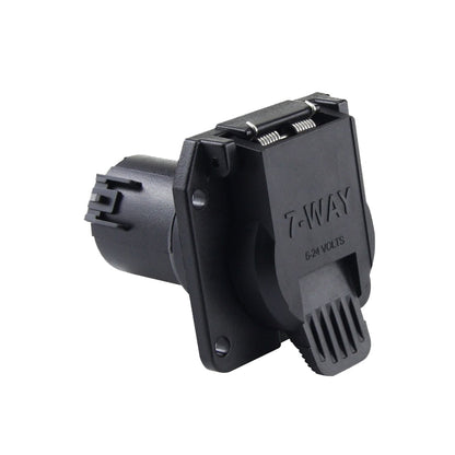 2 PCS VS170U-1 6-24V 7P Waterproof Trailer Plug Socket Connector RV Yacht Power Plug US Plug, VS170U-1