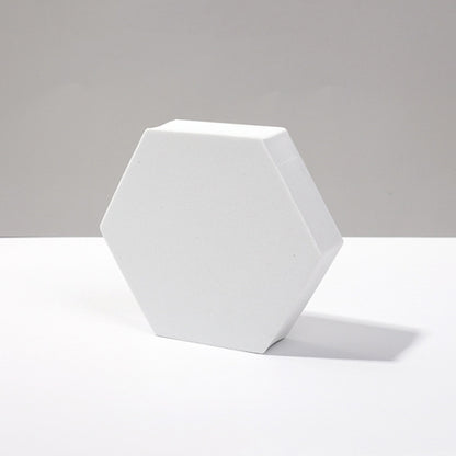 8 PCS Geometric Cube Photo Props Decorative Ornaments Photography Platform, Colour: 5 x 5 x 5cm Small White Square, Small White Square, Large White Square, Small White Rectangular, Large White Rectangular, Small White Cylindrical, Large White Cylindric...