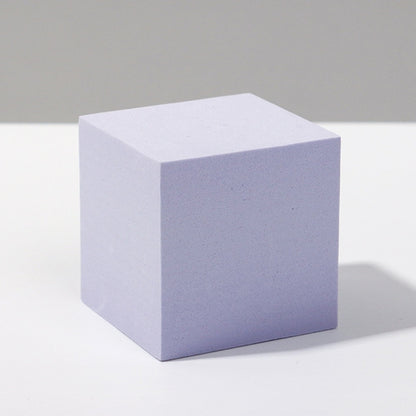 8 PCS Geometric Cube Photo Props Decorative Ornaments Photography Platform, Colour: 5 x 5 x 5cm Small White Square, Small White Square, Large White Square, Small White Rectangular, Large White Rectangular, Small White Cylindrical, Large White Cylindric...