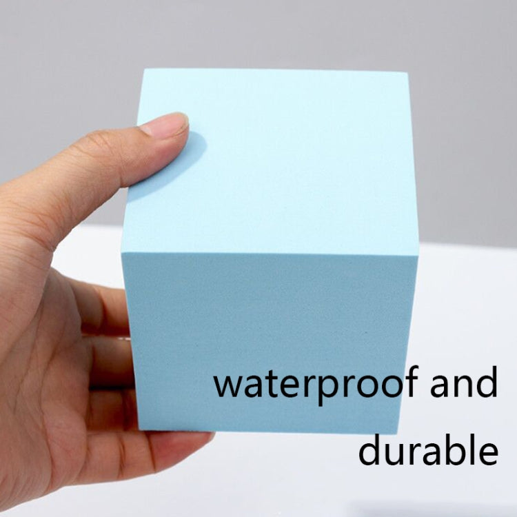 8 PCS Geometric Cube Photo Props Decorative Ornaments Photography Platform, Colour: 5 x 5 x 5cm Small White Square, Small Lake Blue Square, Large Lake Blue Square, Small Lake Blue Rectangular, Large Lake Blue Rectangular, Small Lake Blue Cylinder...