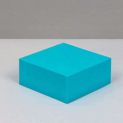 8 PCS Geometric Cube Photo Props Decorative Ornaments Photography Platform, Colour: 5 x 5 x 5cm Small White Square, Small Lake Blue Square, Large Lake Blue Square, Small Lake Blue Rectangular, Large Lake Blue Rectangular, Small Lake Blue Cylinder...