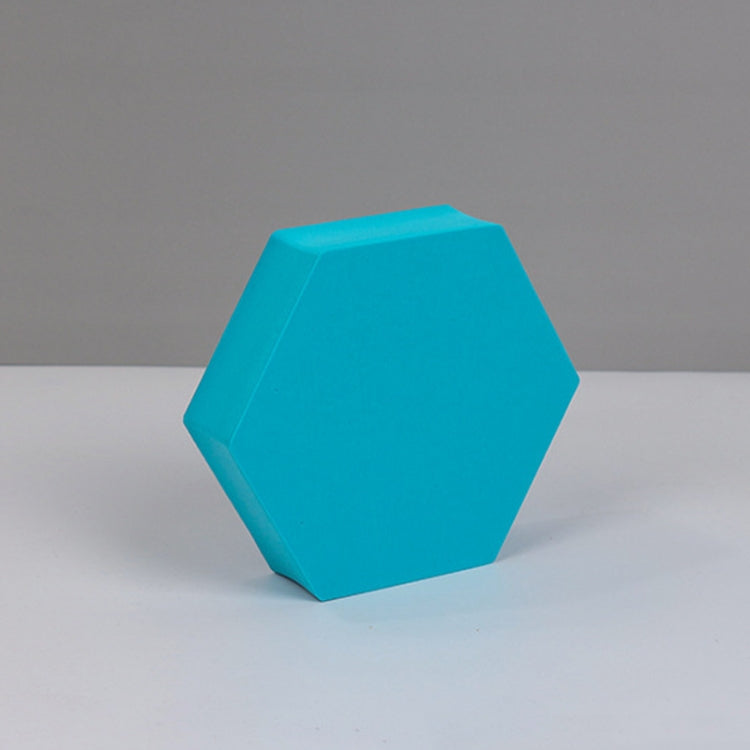 8 PCS Geometric Cube Photo Props Decorative Ornaments Photography Platform, Colour: 5 x 5 x 5cm Small White Square, Small Lake Blue Square, Large Lake Blue Square, Small Lake Blue Rectangular, Large Lake Blue Rectangular, Small Lake Blue Cylinder...
