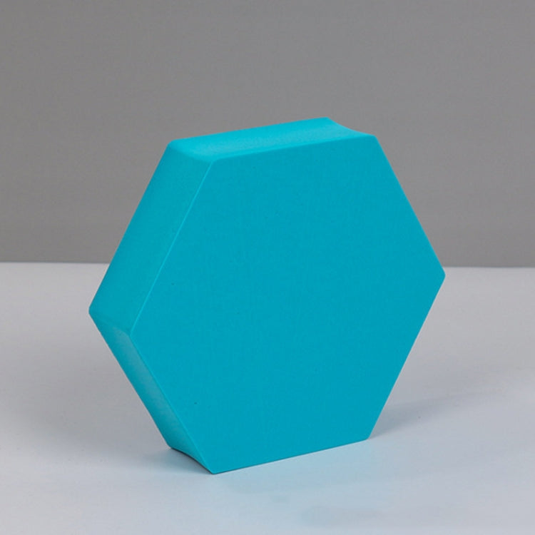 8 PCS Geometric Cube Photo Props Decorative Ornaments Photography Platform, Colour: 5 x 5 x 5cm Small White Square, Small Lake Blue Square, Large Lake Blue Square, Small Lake Blue Rectangular, Large Lake Blue Rectangular, Small Lake Blue Cylinder...