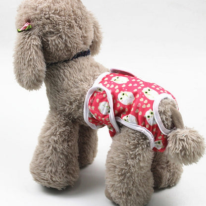 Female Dog Physiological Pants Dog Estrus Anti-Harassment Pants, M, L